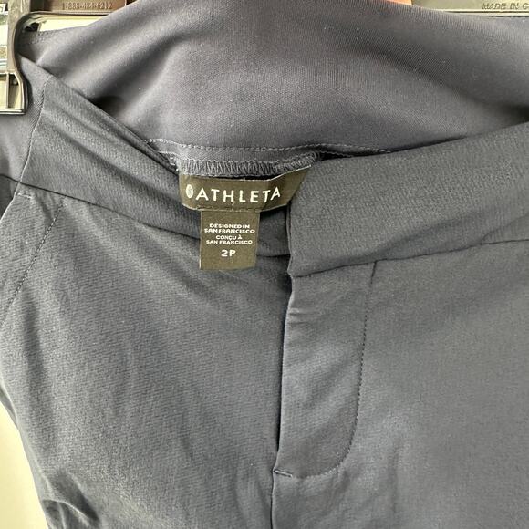 Athleta Wander Hybrid Pants in Navy 982341 // 2 Petite - Picture 6 of 10